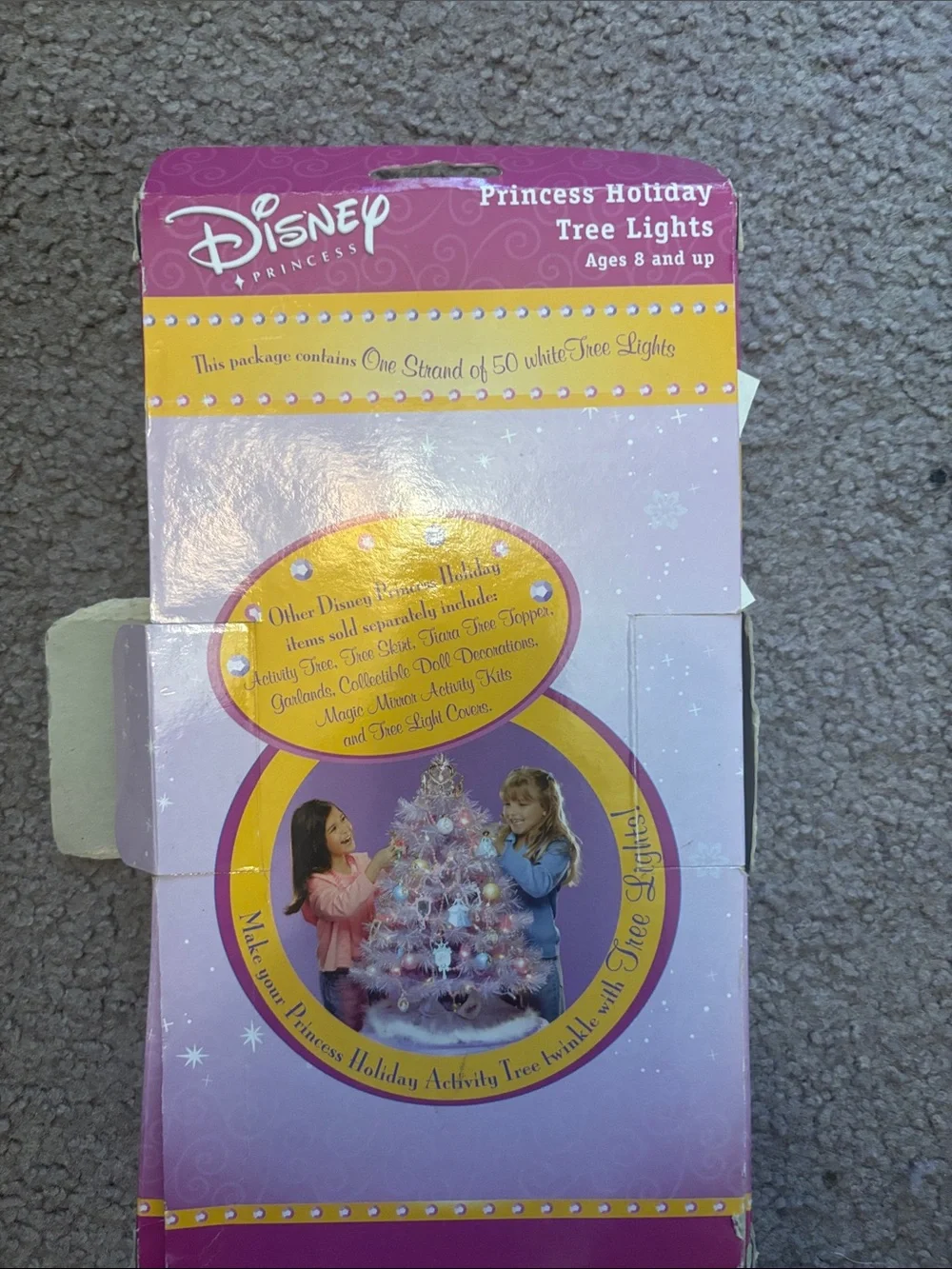 2002 New Old Stock Disney Princess Lights 50 Multicolor Indoor Christmas